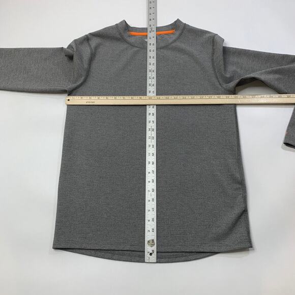 Omni-Wool Sweatshirt Mens L Large Grey Stretch Crewneck Long Sleeve Pullover - Picture 5 of 8